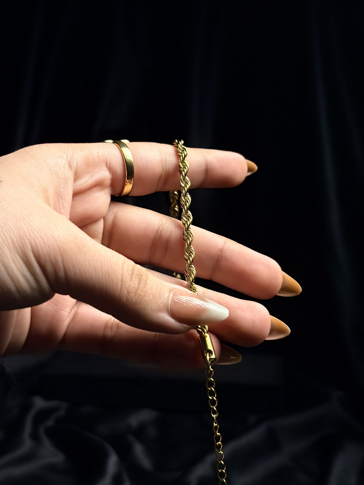 Twisted Double Chain Bracelet