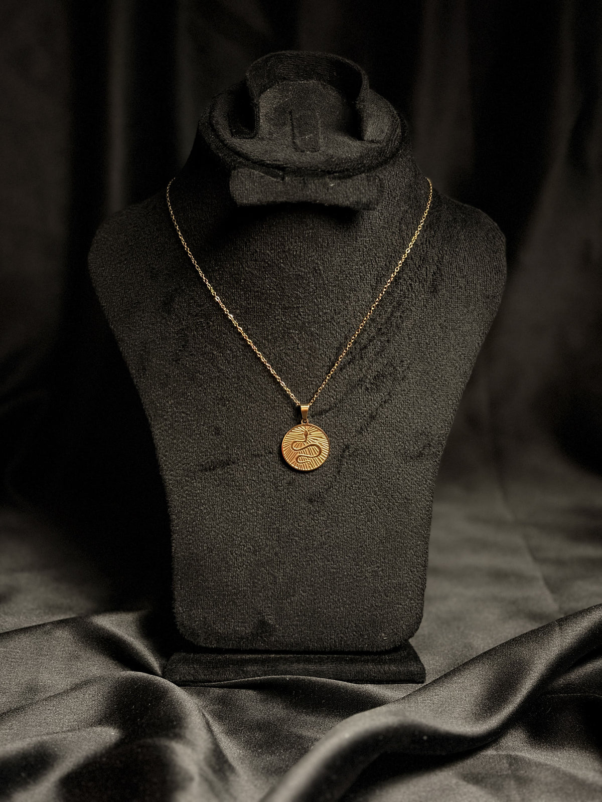 Serpent Coin Necklace
