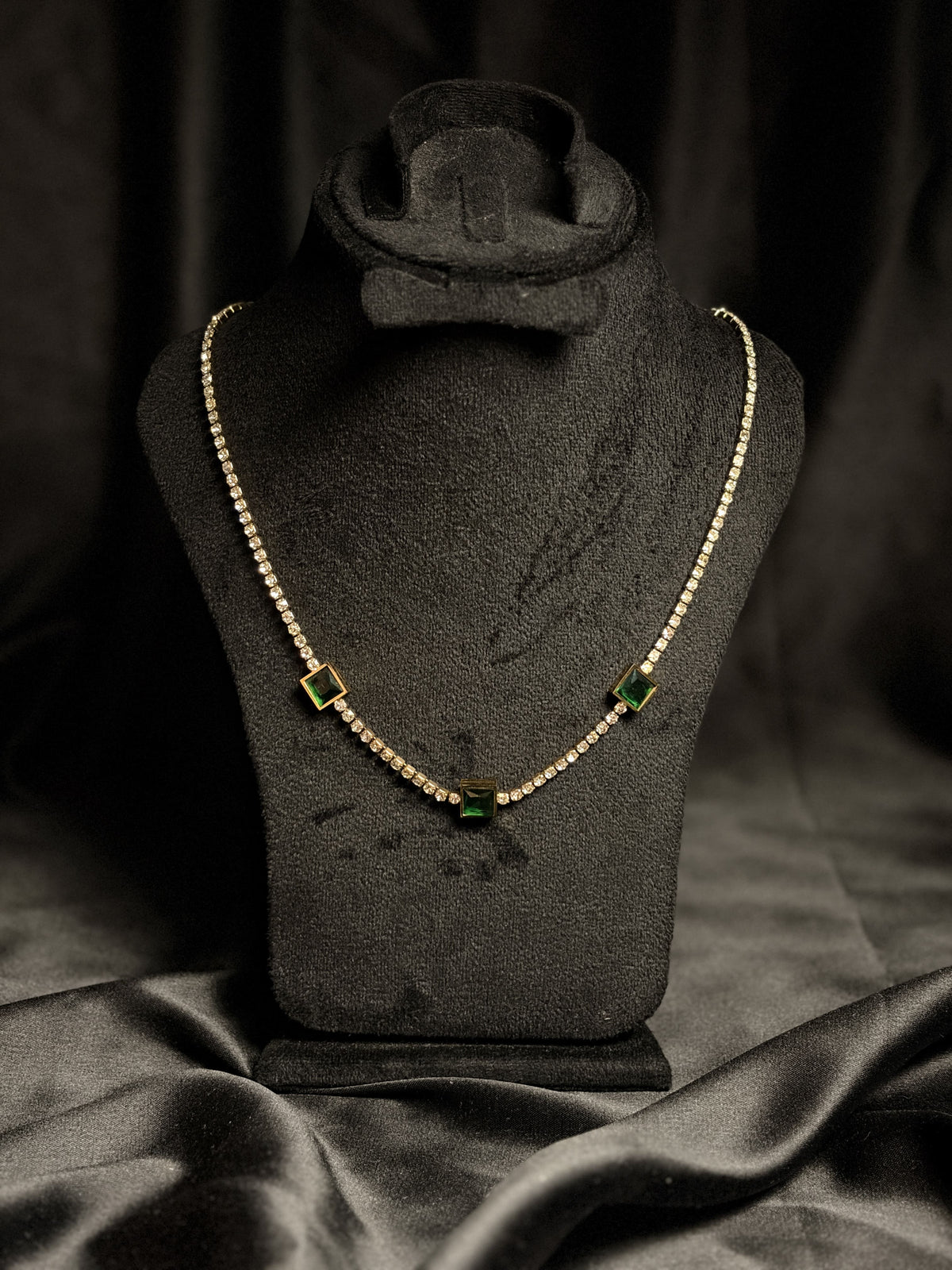 Emerald Crystal Necklace