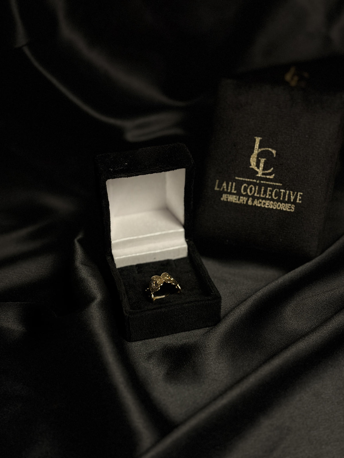 Floral Leaf Ring